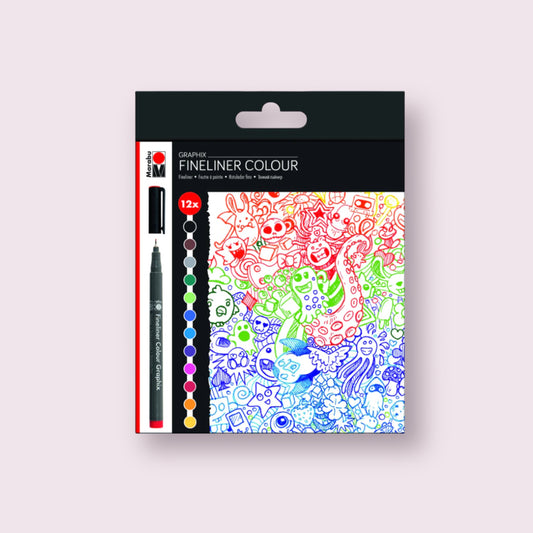 Marabu Fineliner Colour Graphix Doodle Supreme, 12er