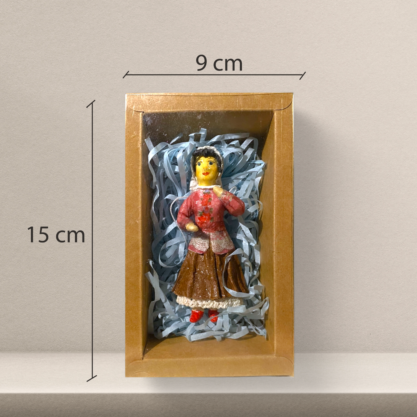 Weihnachtspuppe Frau im Tracht