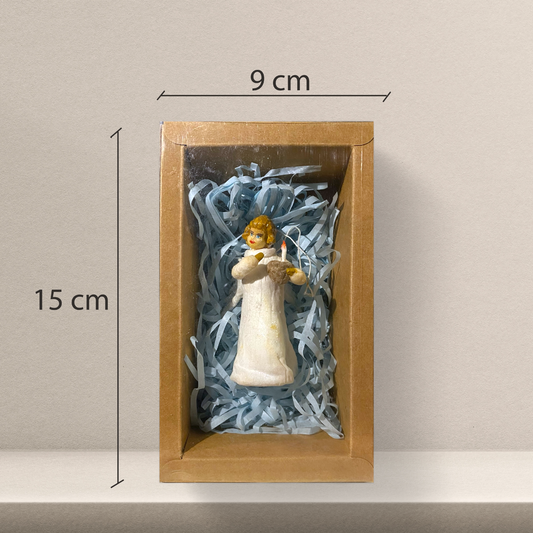 Weihnachtspuppe Engel mit Kerze