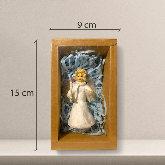 Weihnachtspuppe Engel mit Kerze