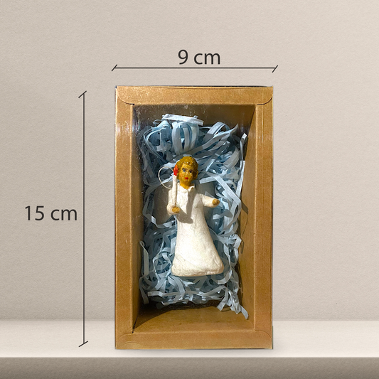 Weihnachtspuppe Engel mit Kerze