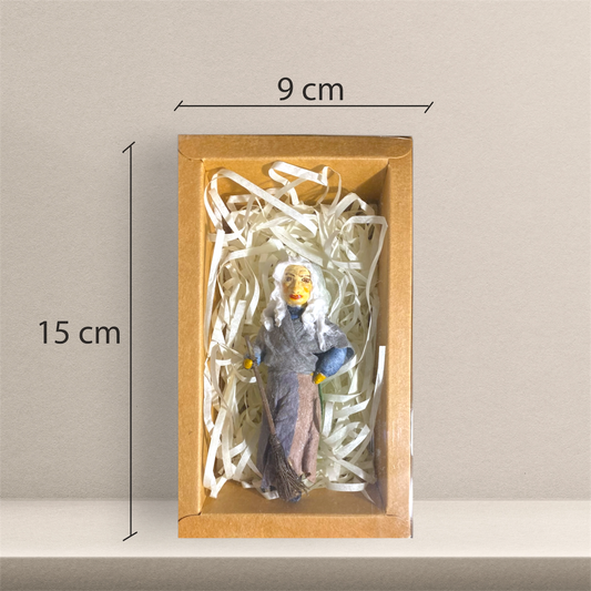 Weihnachtspuppe Hexe