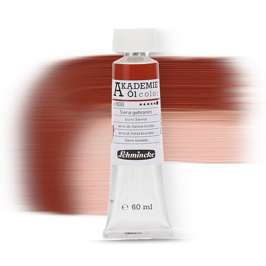 Schmincke Akademie® Oil Paint Burnt Sienna 608