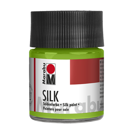 Marabu Silk Seidenmalfarbe, 50 ml, Hellgrün 062