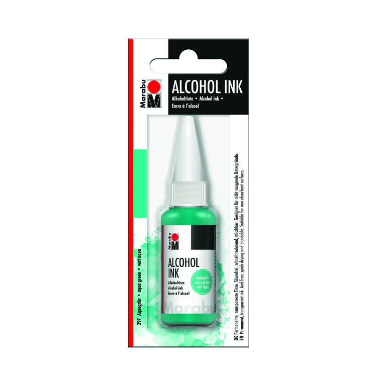 Marabu Alcohol Ink – Aqua Green (297), 20 ml