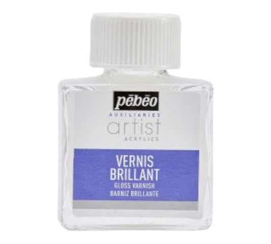 Pébéo Auxiliaires Artist Acrylics Vernis Brilliant, glossy acrylic varnish