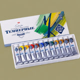 Nevskaya Palitra Master Class Tempera 12 colors