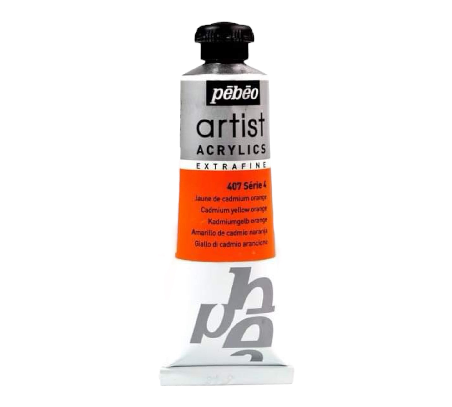 Pébéo Artist Acrylics Cadmium Yellow Orange 407 Series 4