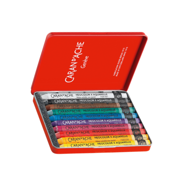 Caran d'Ache Neocolor ™ II Wax Pastell 10 Farben