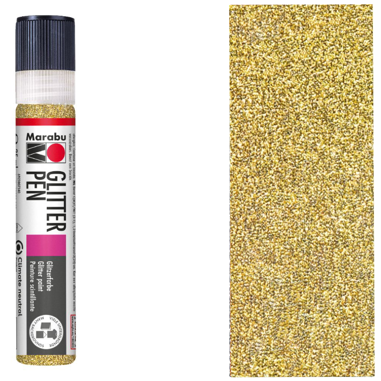 Marabu Glitter Liner Gold 584, 25ml