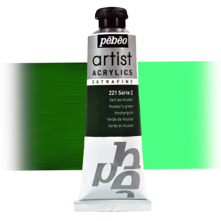 Pébéo Artist Acrylics Hooker-Grün 221 Serie 2