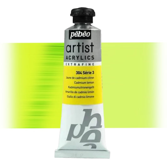 Pébéo Artist Acrylics Kadmiumgelb Zitrone 304 Serie 3