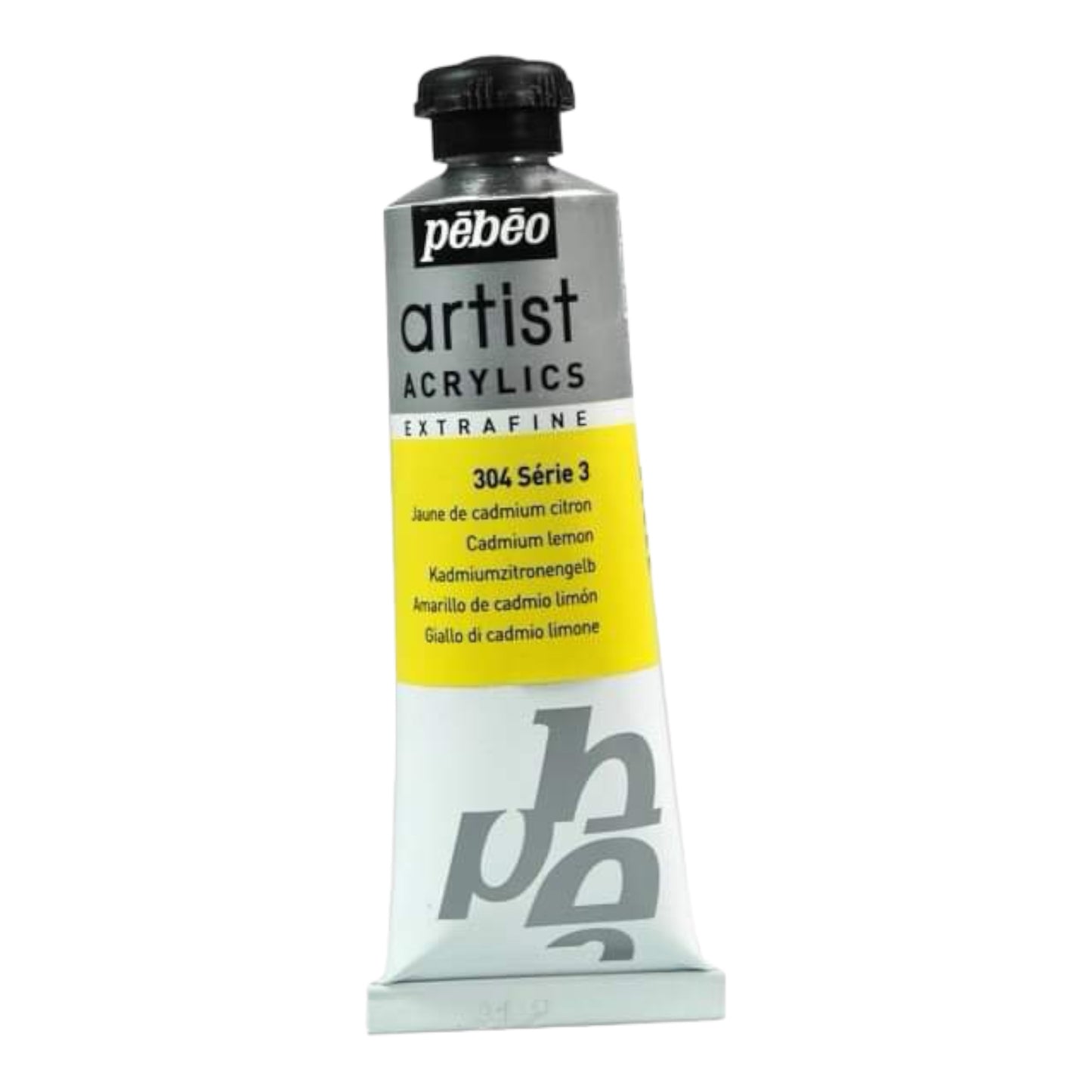 Pébéo Artist Acrylics Cadmium Yellow Lemon 304 Series 3