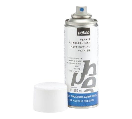 Pébéo Auxiliaires Artist Acrylics Vernis Matt, Matt Acrylic Lacquer Spray