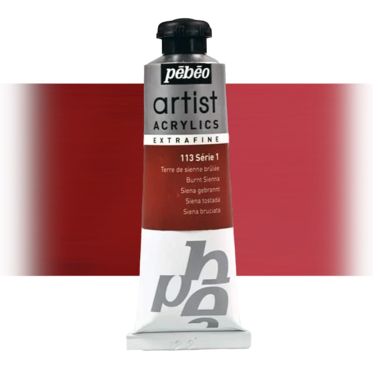 Pébéo Artist Acrylics Siena Burnt 113 Series 1