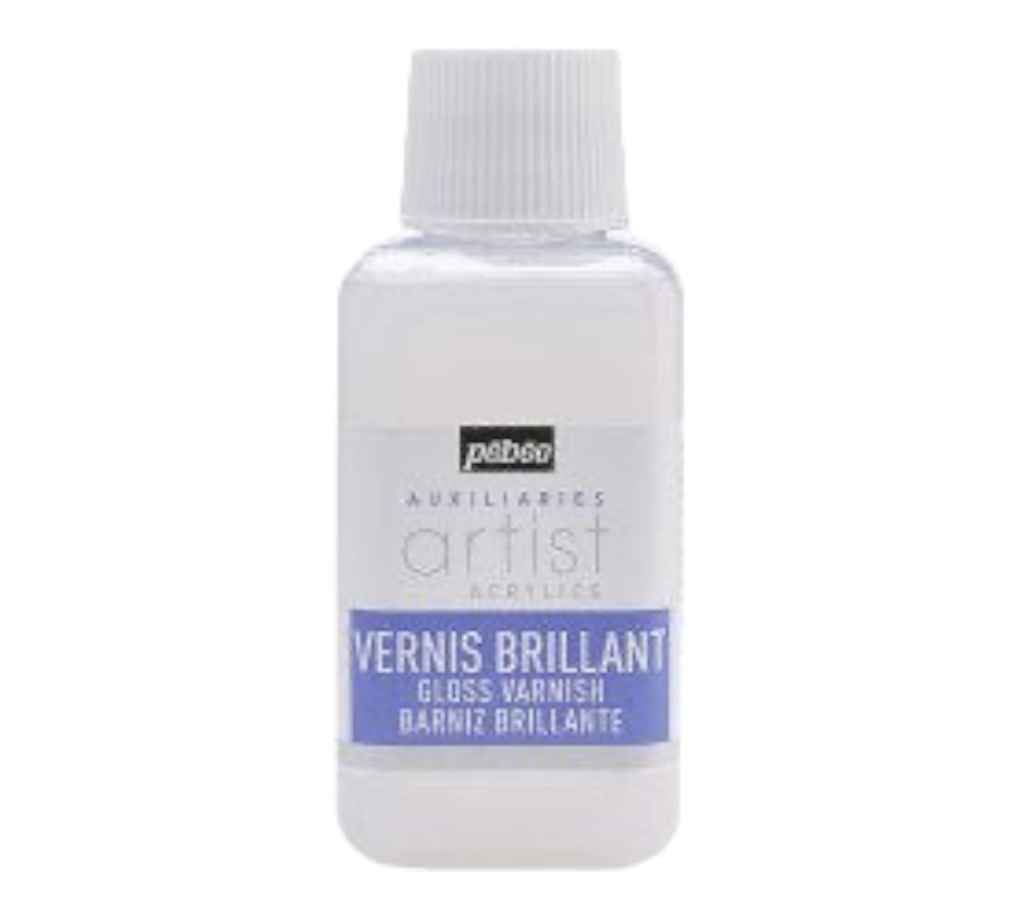 Pébéo Auxiliaires Artist Acrylics Vernis Brilliant, glossy acrylic varnish