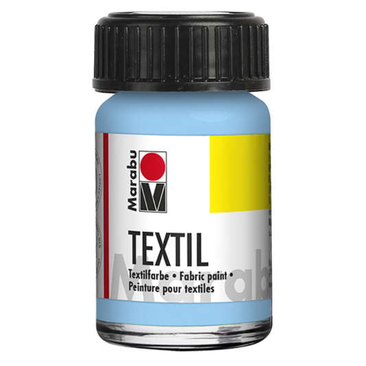 Marabu Textil, Stofffarbe Hellblau , 15 ml