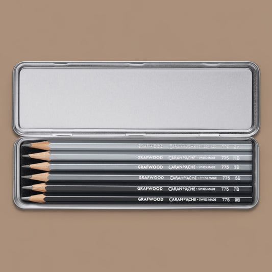 Caran d'Ache Graphite Line Assortment 6 Hardness Pencils