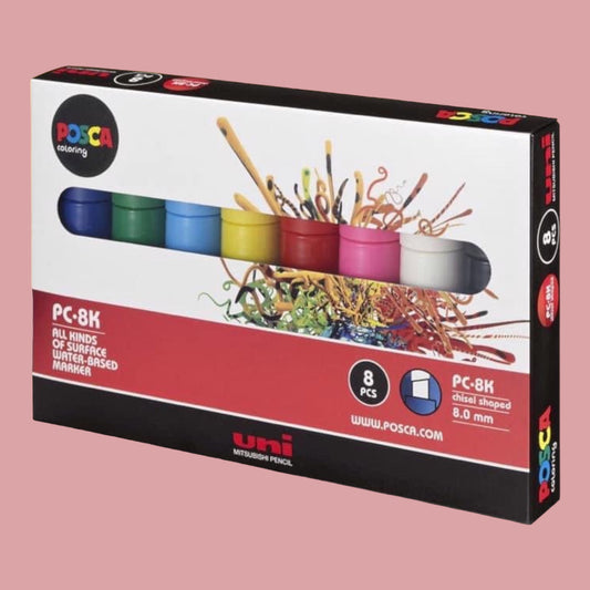 Uni Posca Acrylmarker PC-8K - 8 Marker 8 mm