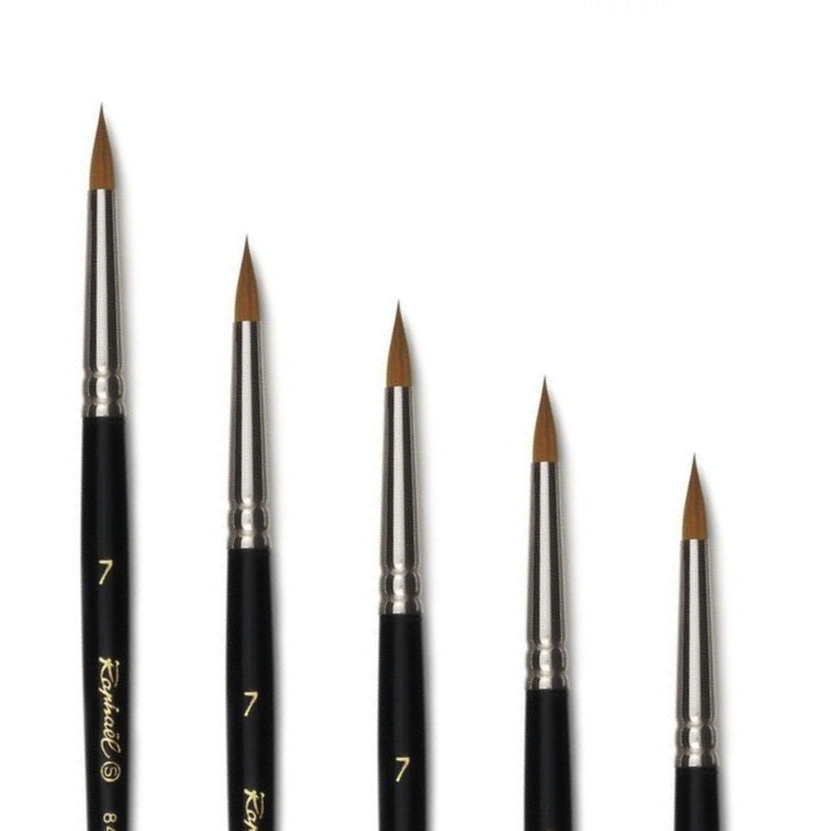 Raphaël watercolor brush Kolinsky series 8400 round