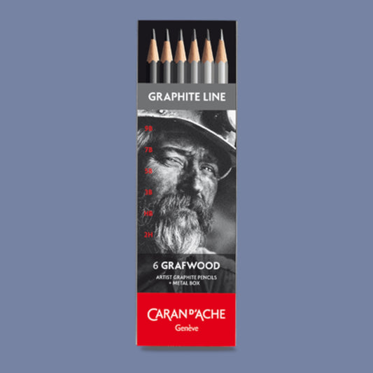 Caran d'Ache Graphite Line Assortment 6 Hardness Pencils
