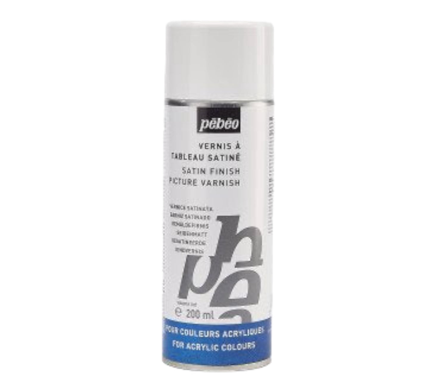 Pébéo Auxiliaires Artist Acrylics Vernis Satine, satin acrylic varnish spray