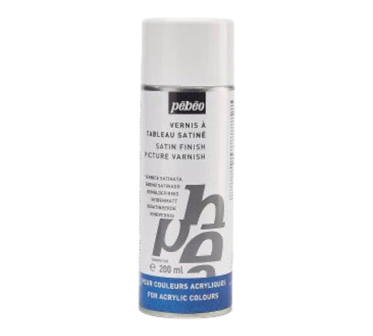 Pébéo Auxiliaires Artist Acrylics Vernis Satiné – Satinierter Acryllack Spray 400 ml
