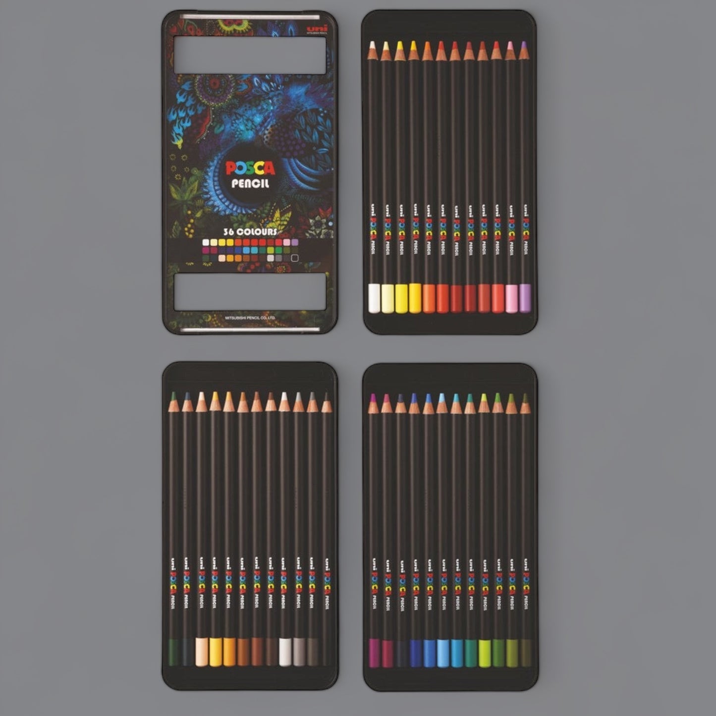 Uni Posca Farbstifte – 36 Stück