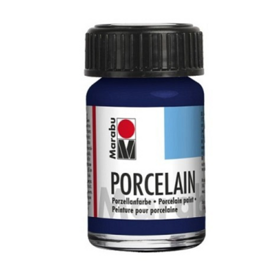 Marabu Deckende Porzellan Farbe , Nachtblau 293 ,15 ml