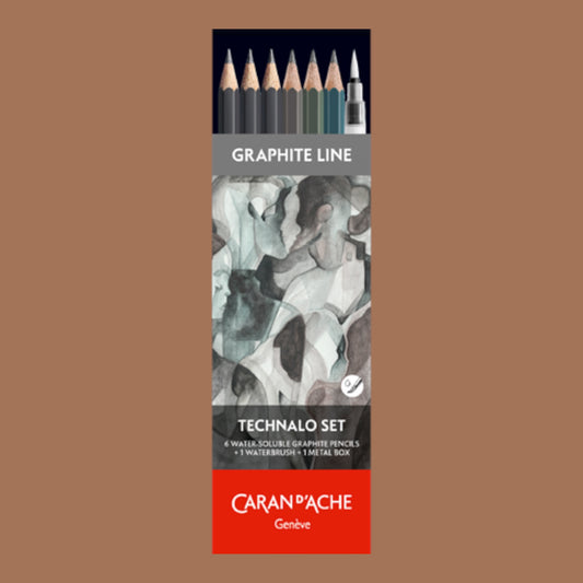 Caran d'Ache Graphite Line - 6 Technalo Pens (3B, B, HB)