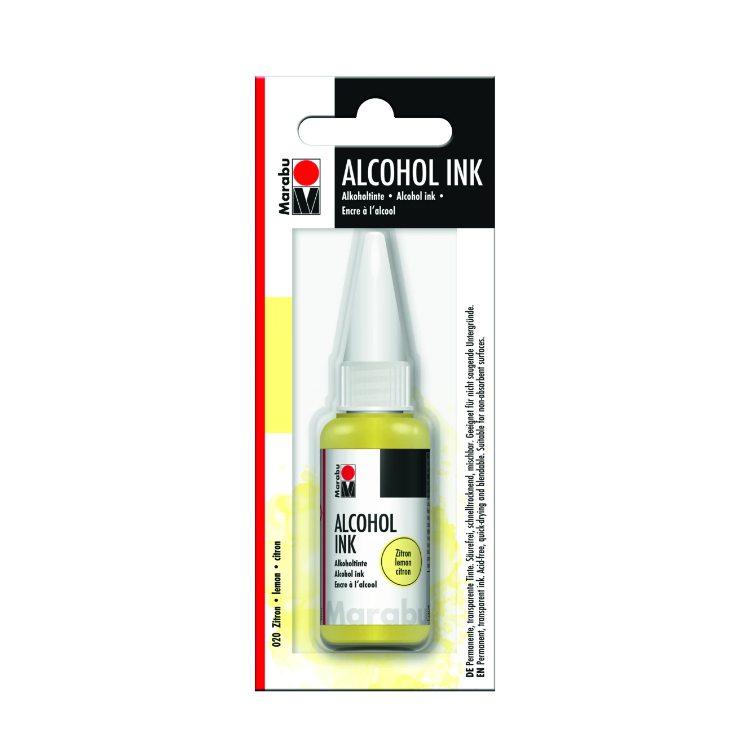 Marabu Alcohol Ink – Zitrone (020), 20 ml