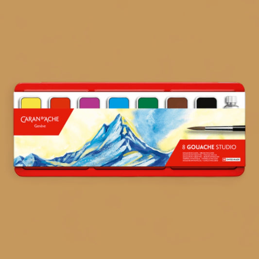 Caran d'Ache Gouache Studio 8 Colors