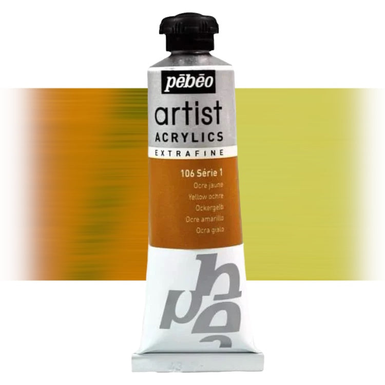 Pébéo Artist Acrylics Ocher Yellow 106 Series 1