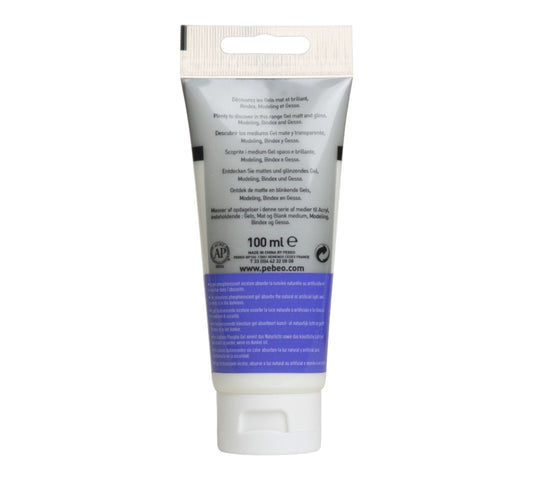 Pébéo Studio Auxiliaries Colourless Phosphorescent Gel Grün