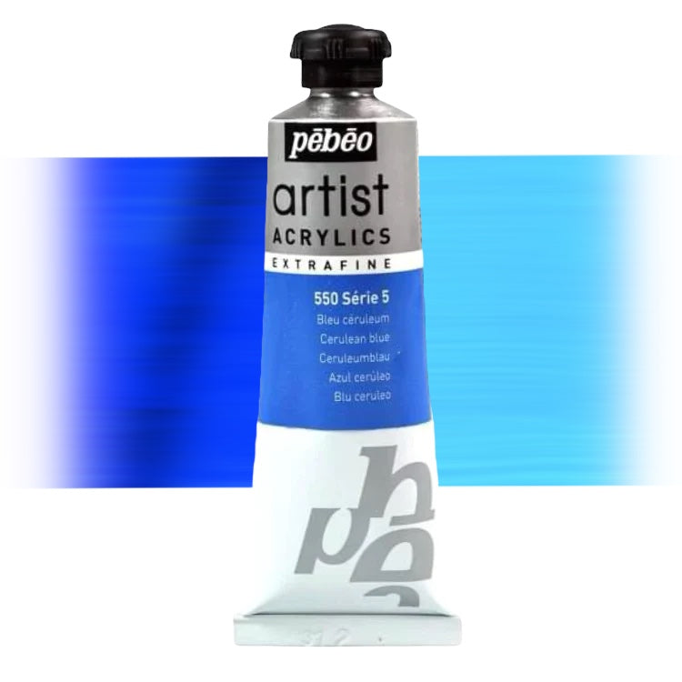 Pébéo Artist Acrylics CERULEUM-BLUE 550 Series 5
