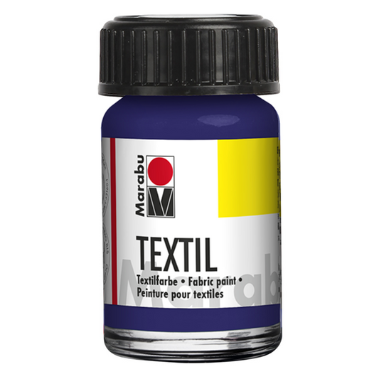 Marabu Textil, Stofffarbe Violett Dunkel 051 , 15 ml