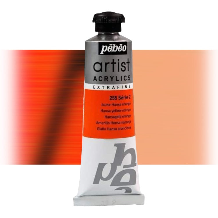 Pébéo Artist Acrylics HANSAGELGELB Orange 255 Serie 2