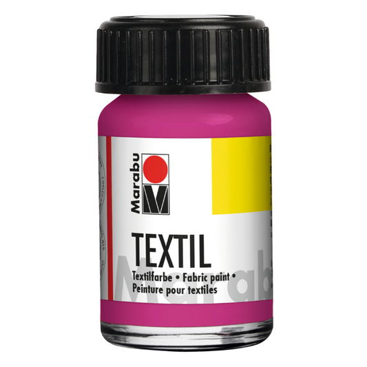 Marabu Textil, Stofffarbe Magenta 014 , 15 ml