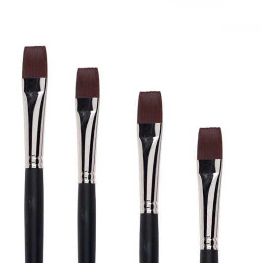 Rembrandt Selected Filament Oil Acrylic Brush Series 290 Flat