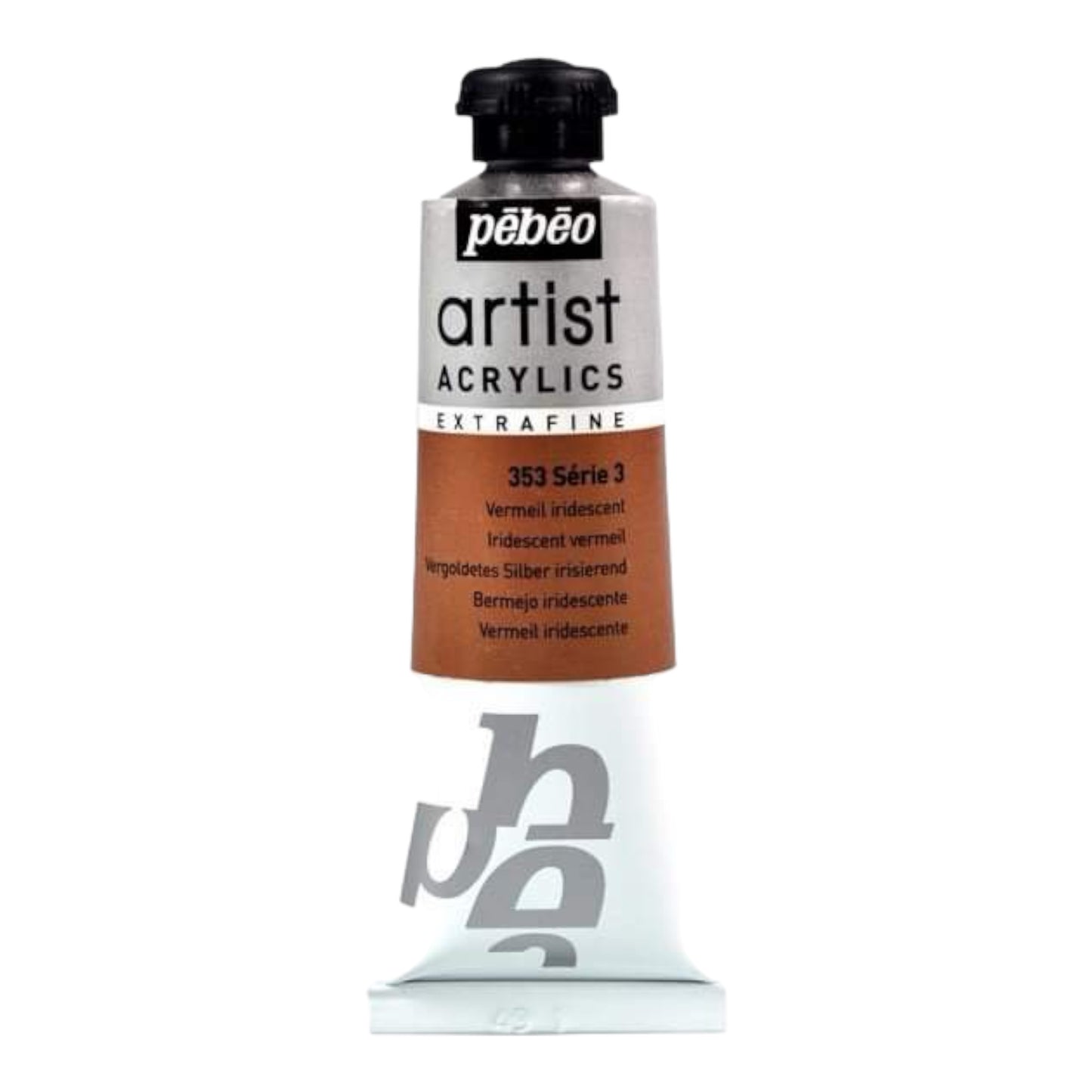 Pébéo Artist Acrylics Gilded Silver 353 Series 3