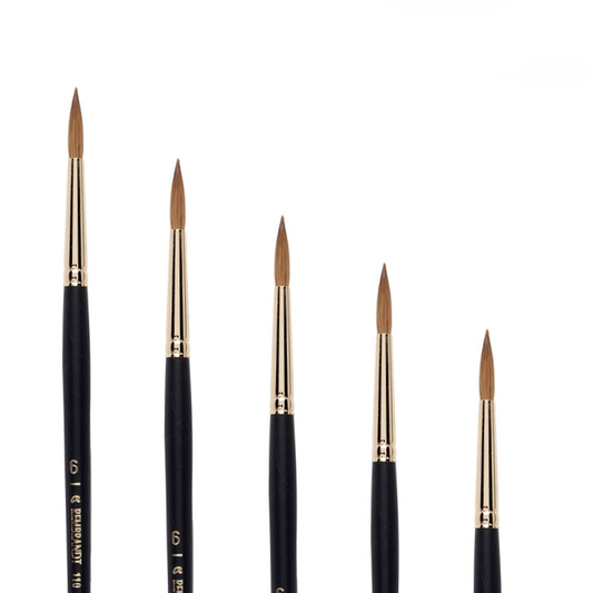 Rembrandt Pure Red Sable Watercolor Brush Series 110 Round