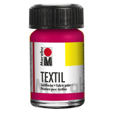 Marabu Textil, fabric paint cherry red 031, 15 ml