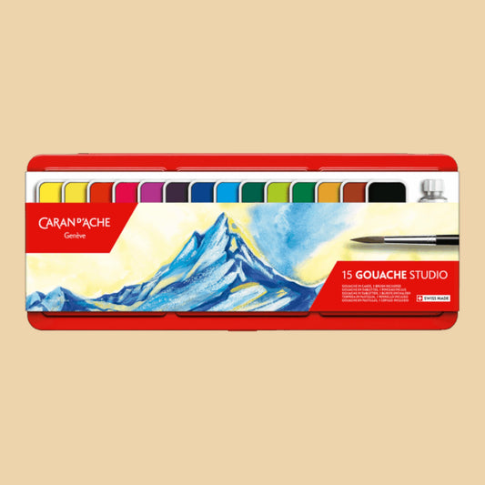 Caran d'Ache Gouache Studio 15 Colors
