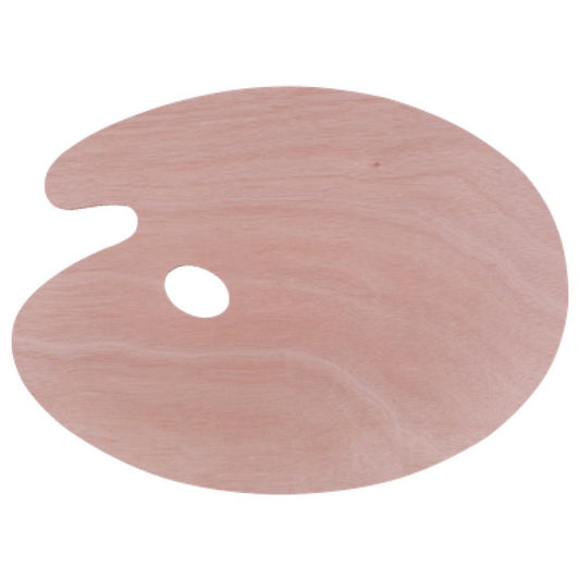 Sonet Mischpaletten aus Holz Oval für die Ölmalerei