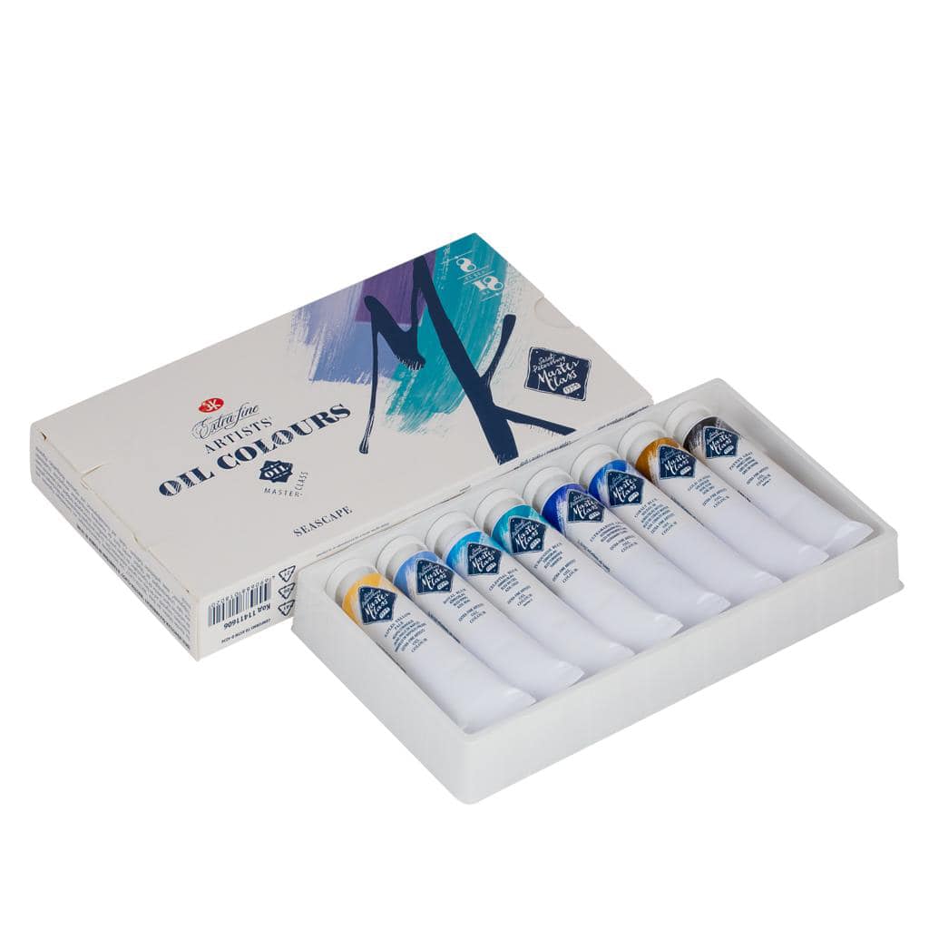MASTER-CLASS ÖLFARBEN 8er - 18 ml SEASCAPE Set