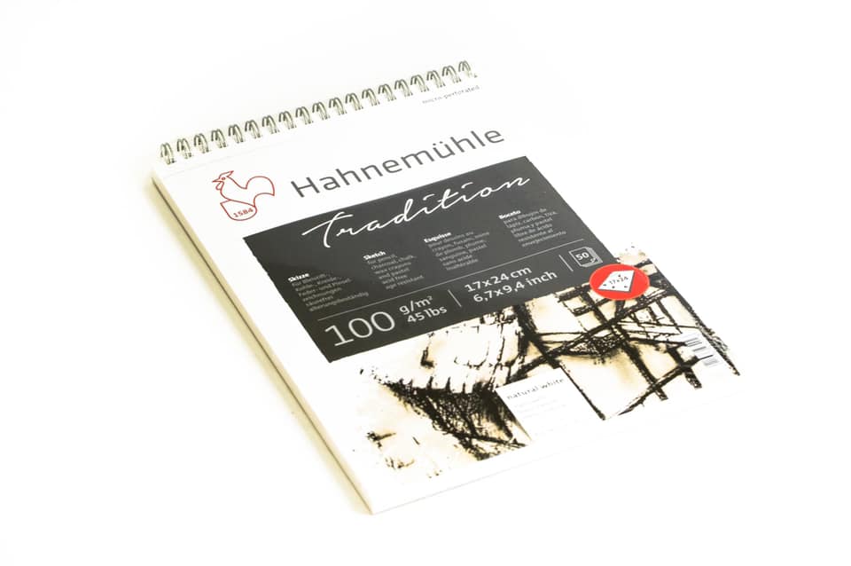 Hahnemühle Tradition Skizzenblock Für Bleistift, Kohle, Kreide und Pastell, radierfest