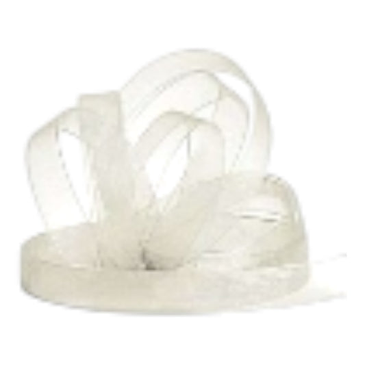 Hotex Chiffonband N 01 Weiss, 10 m
