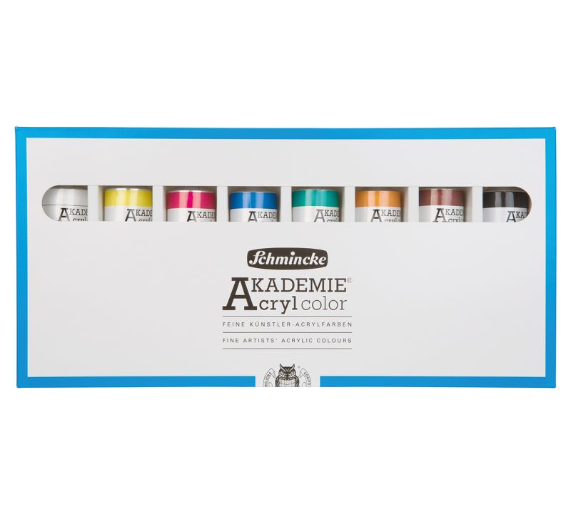 Schmincke Akademie Acryl 8er Set