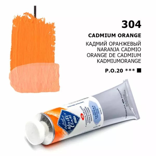 Nevskaya Palitra Master Class Tempera Cadmium Orange 304