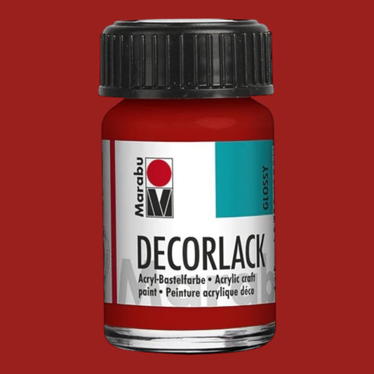 Marabu Decorlack Acryl Glanz Kirschrot 031